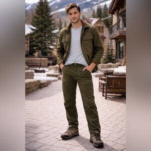 Norrøna Men’s Trekking Hiking Pants Olive Night Size Small 30x31